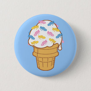 Chapa Redonda De 5 Cm Ant Ice Cream