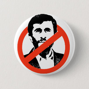 Chapa Redonda De 5 Cm Anti-Ahmadinejad