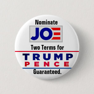 Chapa Redonda De 5 Cm Anti-Biden