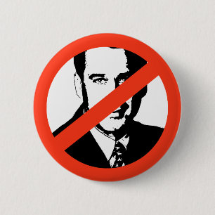 Chapa Redonda De 5 Cm ANTI-BOEHNER: Anti-Juan Boehner