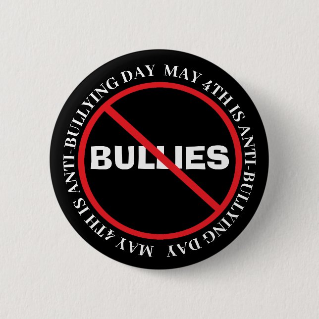Chapa Redonda De 5 Cm Anti bullying (Anverso)
