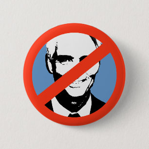 Chapa Redonda De 5 Cm ANTI-CRIST: Engranaje de Anti-Charlie Crist