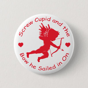 Chapa Redonda De 5 Cm Anti Cupido Gear