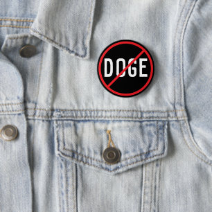 Chapa Redonda De 5 Cm Anti DOGE