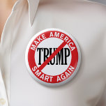 Chapa Redonda De 5 Cm Anti Donald Trump - vuelve a hacer a Estados Unido<br><div class="desc">Un diseño de protesta para cualquiera en la resistencia. Muestre su apoyo a la izquierda mientras intentan detener al llamado presidente.</div>