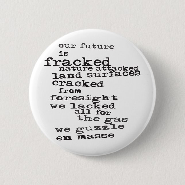Chapa Redonda De 5 Cm Anti-Fracking (Anverso)