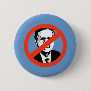 Chapa Redonda De 5 Cm ANTI-MCCONNELL - Mcconnell Anti-Mitch