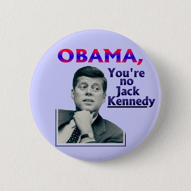 Chapa Redonda De 5 Cm Anti-Obama (Anverso)