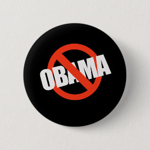 CHAPA REDONDA DE 5 CM ANTI-OBAMA
