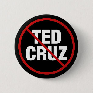 Chapa Redonda De 5 Cm Anti Ted Cruz Texas Democrate
