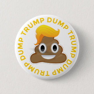 Chapa Redonda De 5 Cm Anti-Triunfo Donald Poo Donal del #DumpTrump del