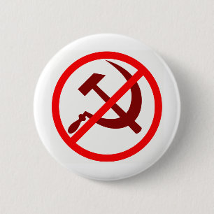 Chapa Redonda De 5 Cm anticomunista