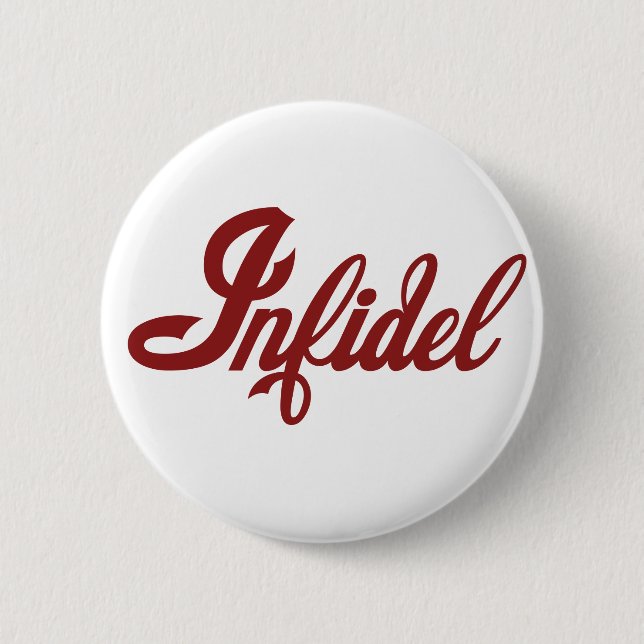 Chapa Redonda De 5 Cm Antiteísta (Anverso)