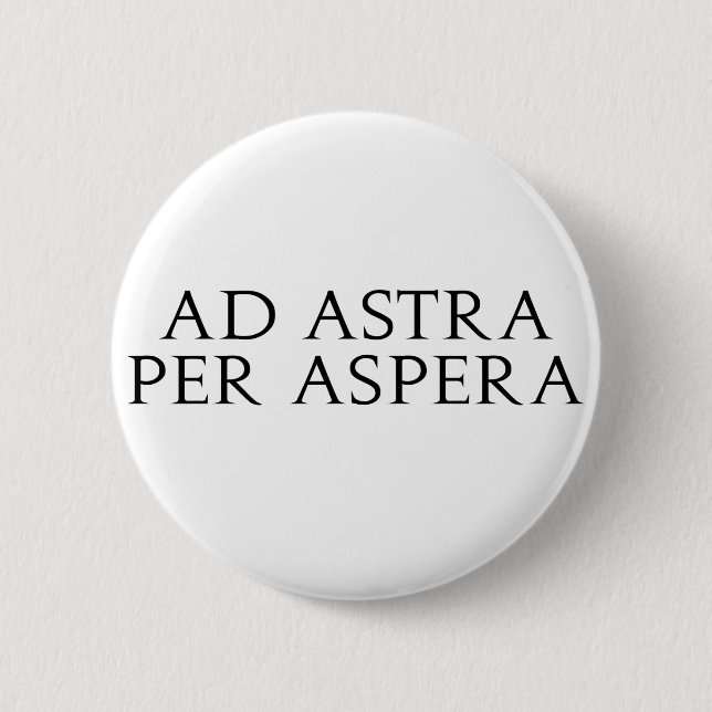 Chapa Redonda De 5 Cm Anuncio Astra por Aspera (Anverso)