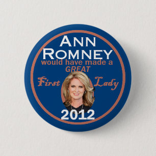 CHAPA REDONDA DE 5 CM ANUNCIO ROMNEY