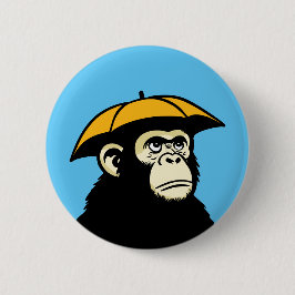 Chapa Redonda De 5 Cm Ape no me gusta la lluvia