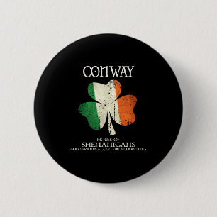 Chapa Redonda De 5 Cm Apellido Conway Familia Irlanda Casa Irlandesa De 