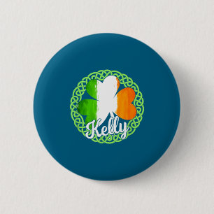 Chapa Redonda De 5 Cm Apellido irlandés Kelly