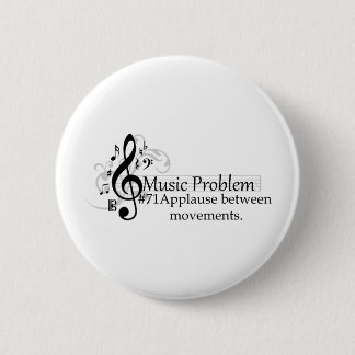 Chapa Redonda De 5 Cm Aplauso entre los movimientos