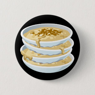 Chapa Redonda De 5 Cm Aplejor de comida de Glitch