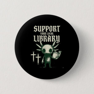 Chapa Redonda De 5 Cm Apoya a tu librería local goth book 