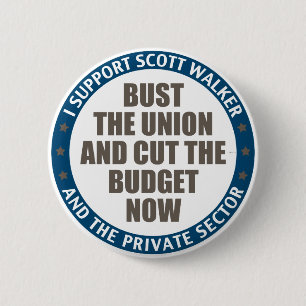 Chapa Redonda De 5 Cm Apoyar a Scott Walker