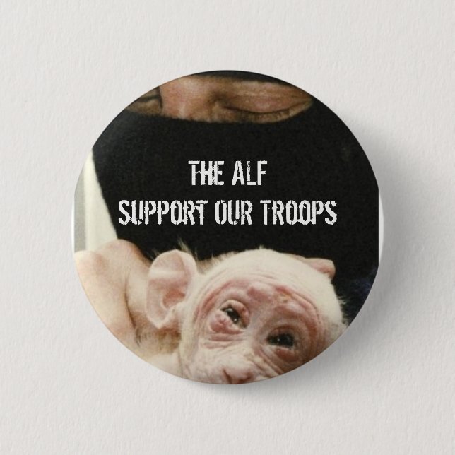 Chapa Redonda De 5 Cm ¡Apoye a NUESTRAS tropas! (Anverso)