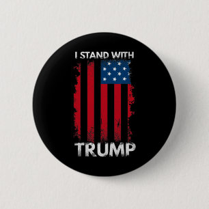 Chapa Redonda De 5 Cm Apoyen a Trump Pro Trump 1