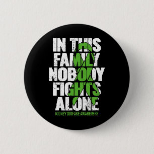 Chapa Redonda De 5 Cm Apoyo a la enfermedad renal - enfermedad renal fam