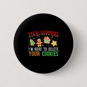 Chapa Redonda De 5 Cm Apoyo técnico de Navidad aquí para eliminar cookie