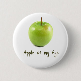 Chapa Redonda De 5 Cm Apple de mi ojo