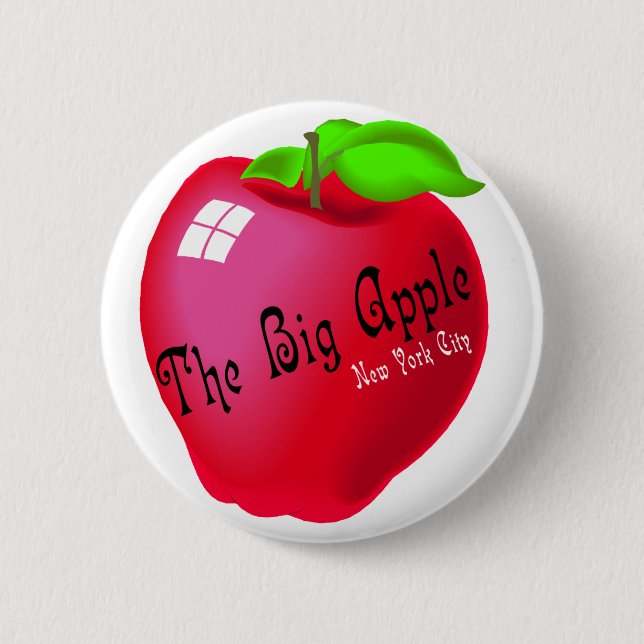 Chapa Redonda De 5 Cm Apple grande (Anverso)