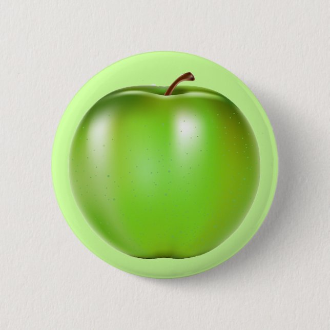 CHAPA REDONDA DE 5 CM APPLE VERDE (Anverso)