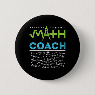 Chapa Redonda De 5 Cm Apreciación del profesor de matemáticas de vuelta 