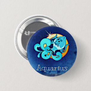 Chapa Redonda De 5 Cm Aquarius