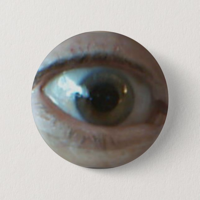 Chapa Redonda De 5 Cm Aquí le está mirando niño, botones traseros del (Anverso)