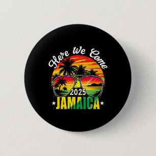 Chapa Redonda De 5 Cm Aquí Vamos Jamaica 2025 Viaje de vacaciones famili