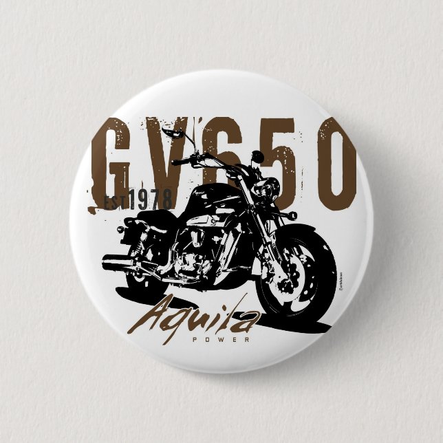 Chapa Redonda De 5 Cm Aquila Eagle (Anverso)