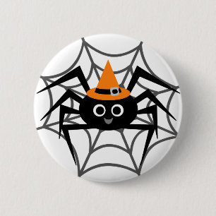 Chapa Redonda De 5 Cm Araña de Halloween con camisetas y regalos web
