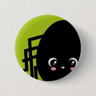 Chapa Redonda De 5 Cm Araña de huevo espeluznante- Halloween