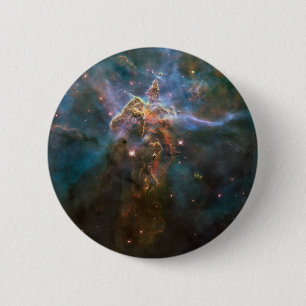 Chapa Redonda De 5 Cm Araña estelar Nebulosa águila