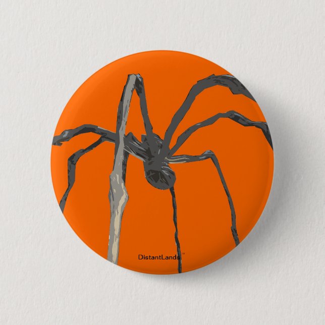 Chapa Redonda De 5 Cm Araña gigante - Tokio (insignia) (Anverso)