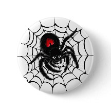 Araña negra en la web