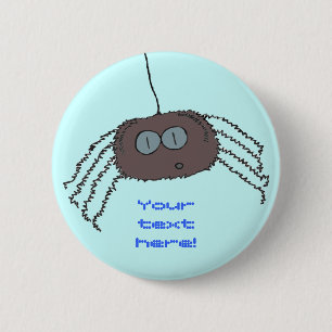 Chapa Redonda De 5 Cm Araña que pica