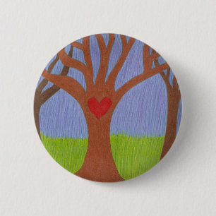 Chapa Redonda De 5 Cm Árbol de adopción