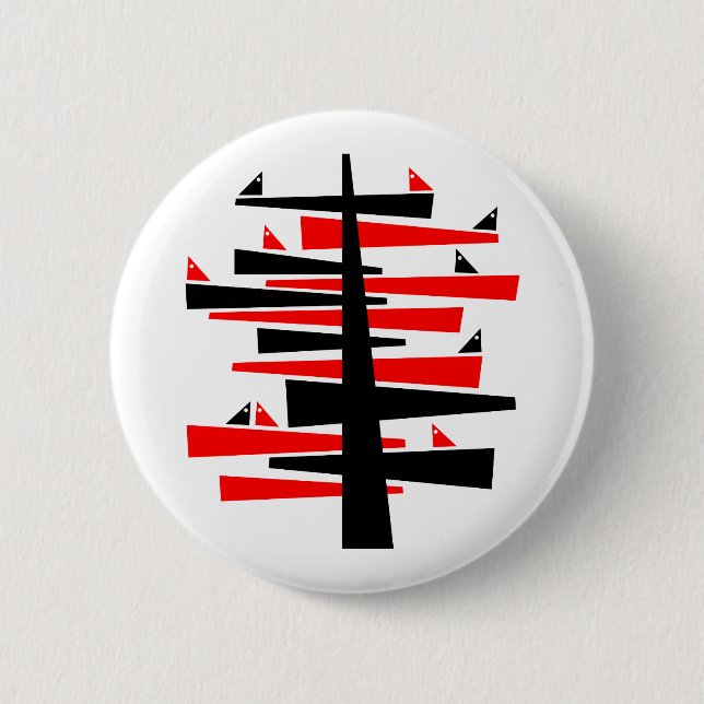 Chapa Redonda De 5 Cm Árbol de conversación (Anverso)