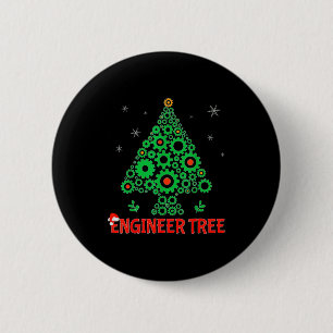 Chapa Redonda De 5 Cm Árbol de Ingeniero de Navidad _ Ingeniería Mecánic