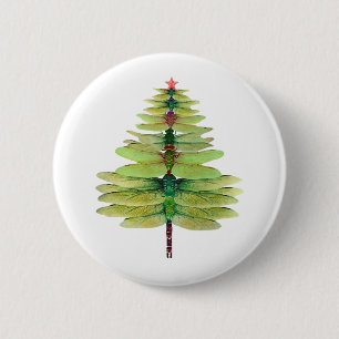Chapa Redonda De 5 Cm árbol de navidad