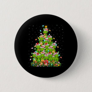 Chapa Redonda De 5 Cm Árbol de navidad de oligarcas de alumbramiento de