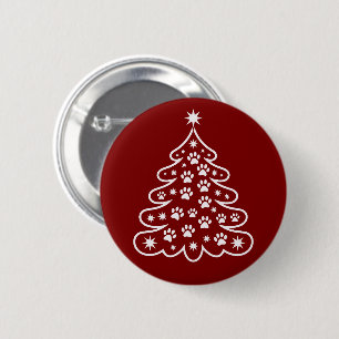 Chapa Redonda De 5 Cm Árbol de Navidad Xmas Invierno Alegre Brillante Va